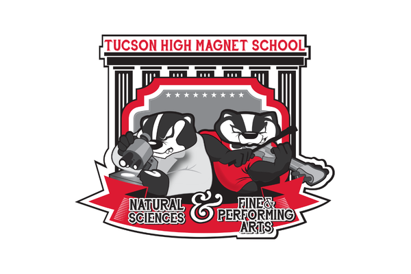 Tucson High School logo with two badgers
