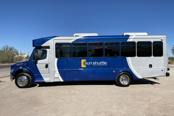 side view of ajo route vehicle