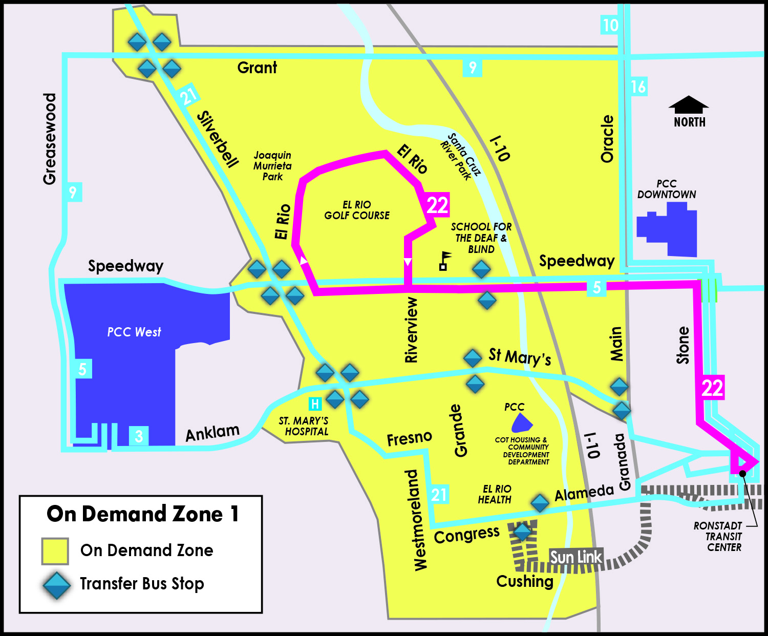 map of zone 1