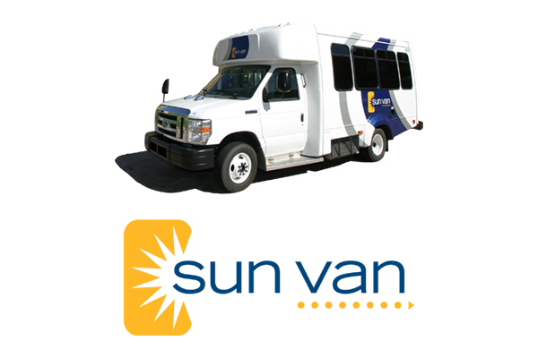 sun van vehicle and logo