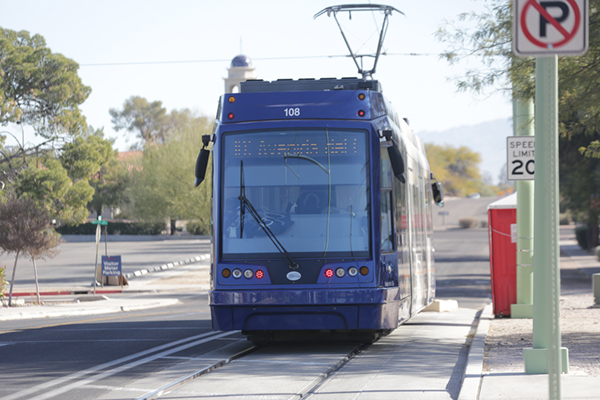 streetcar front view