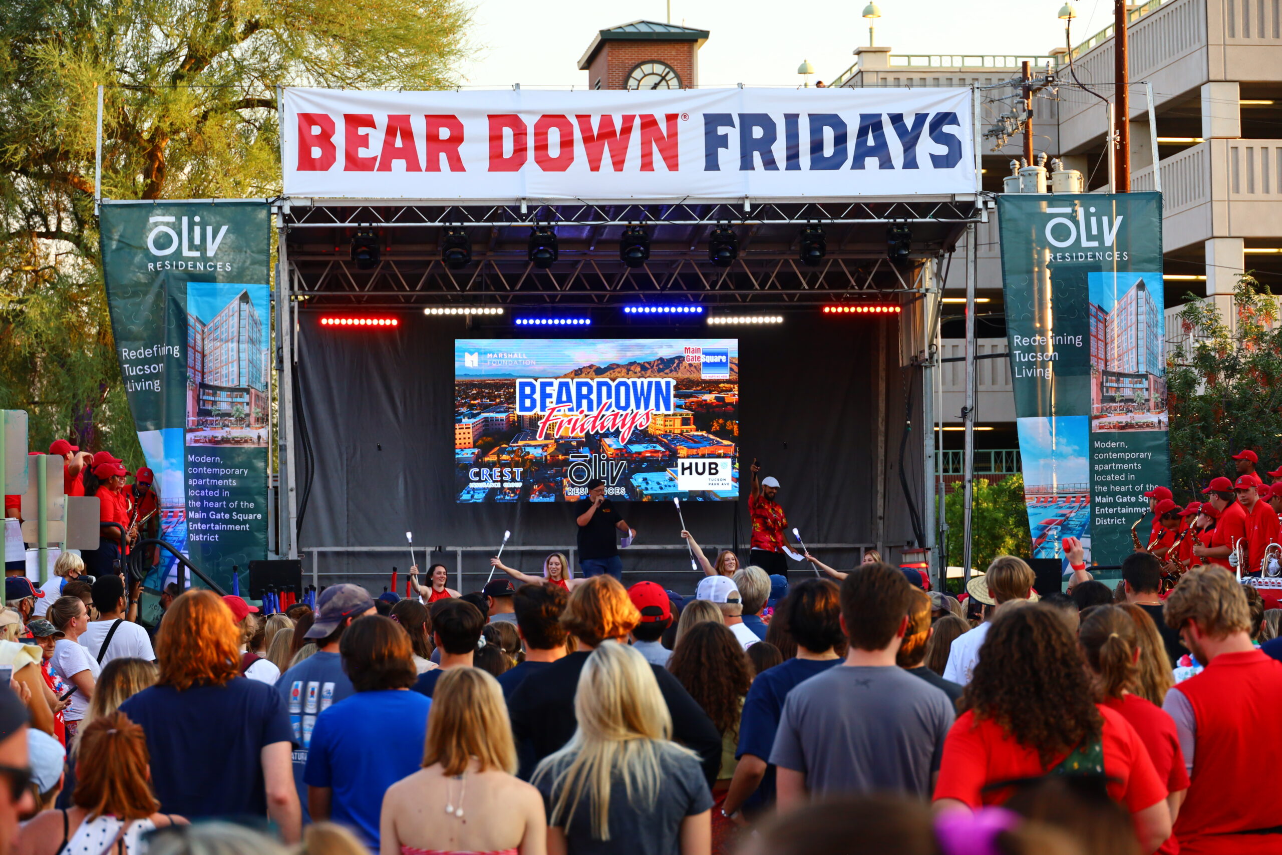 Sun Link Showing UA Pride on Bear Down Fridays Sun Tran