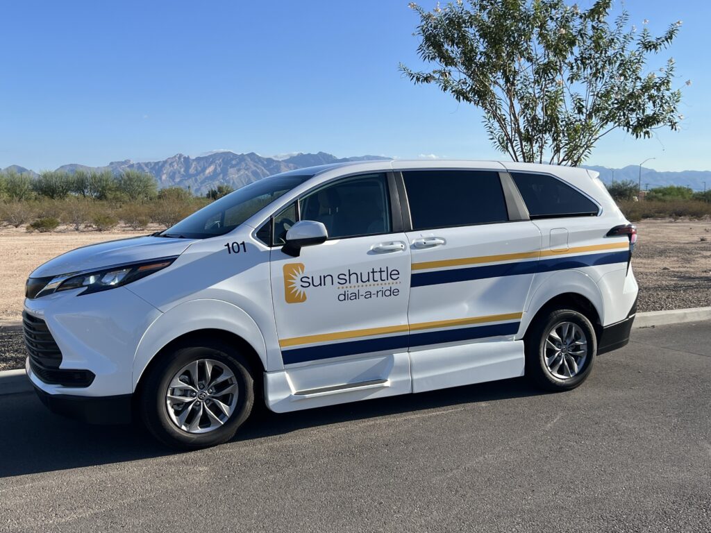 Image of new hybrid sun shuttle vehicle