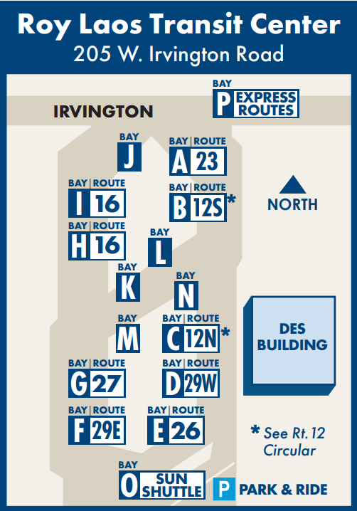 A map layout of laos transit center. 