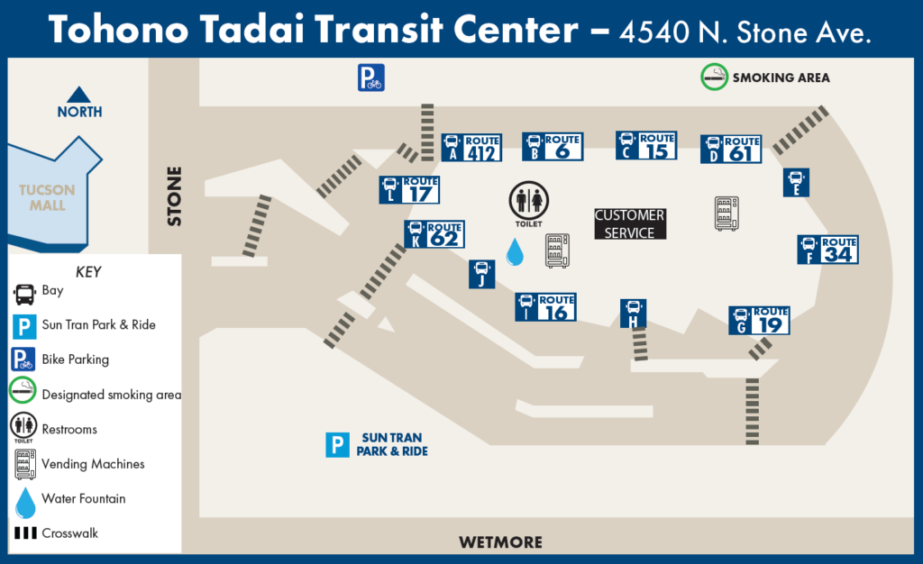 tohono transit center map